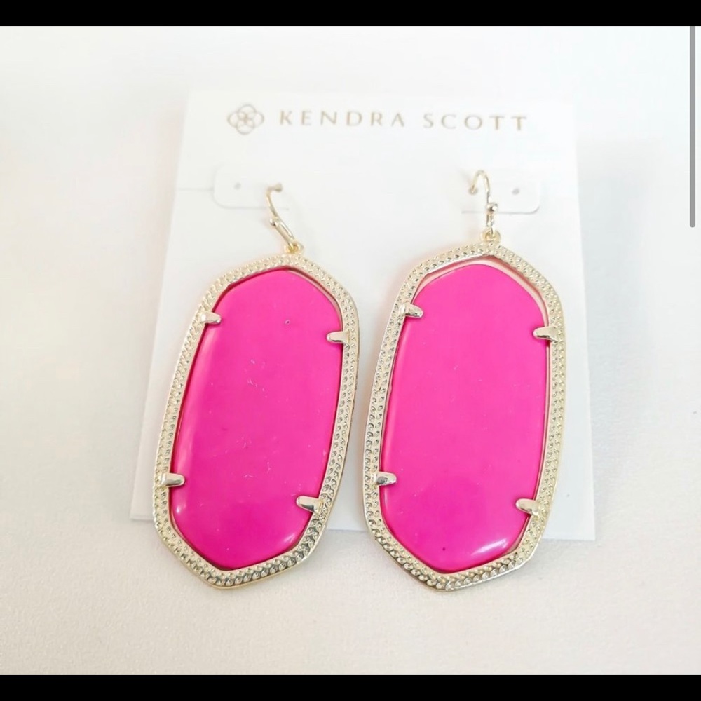 Kendra Scott Hot Pink Earrings